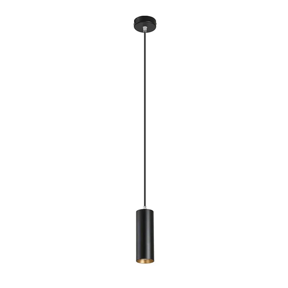 MAVRO hanglamp zwart/goudgeel 230V LED 12W 38° 3000K