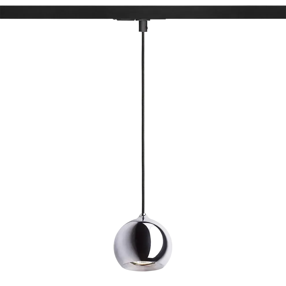DESTY 1-fase rail lamp smoke glas van Rendl Light Studio