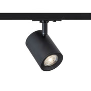 CADENZA 1-fase railspot zwart – compacte verstelbare spot voor railverlichting