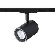 CADENZA 1-fase railspot zwart – compacte verstelbare spot voor railverlichting
