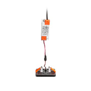 Bjork SQ 9 inbouw ledlamp  zwart