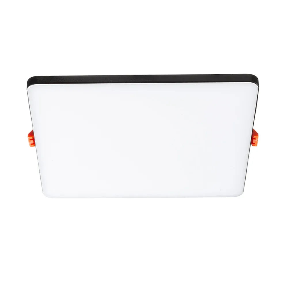 Inbouwlamp Bjork Zwart – Moderne LED Plafondlamp Vierkan