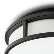 Grande LED 25 plafondlamp -  Opaalglas/Zwart