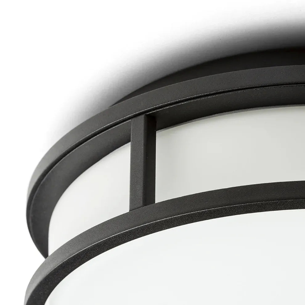 Grande LED 25 plafondlamp -  Opaalglas/Zwart