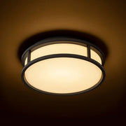 Grande LED 25 plafondlamp -  Opaalglas/Zwart