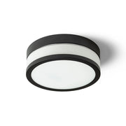 CIRA LED 23 plafondlamp Opaalglas/Zwart IP44 van Rendl Light Studio
