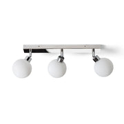 Wandlamp BOLLY III opbouwlamp opaalglas/chroom IP44 van Rendl Light Studio