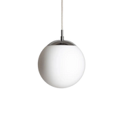 Detail van de chromen fitting van de LUNA 20 hanglamp