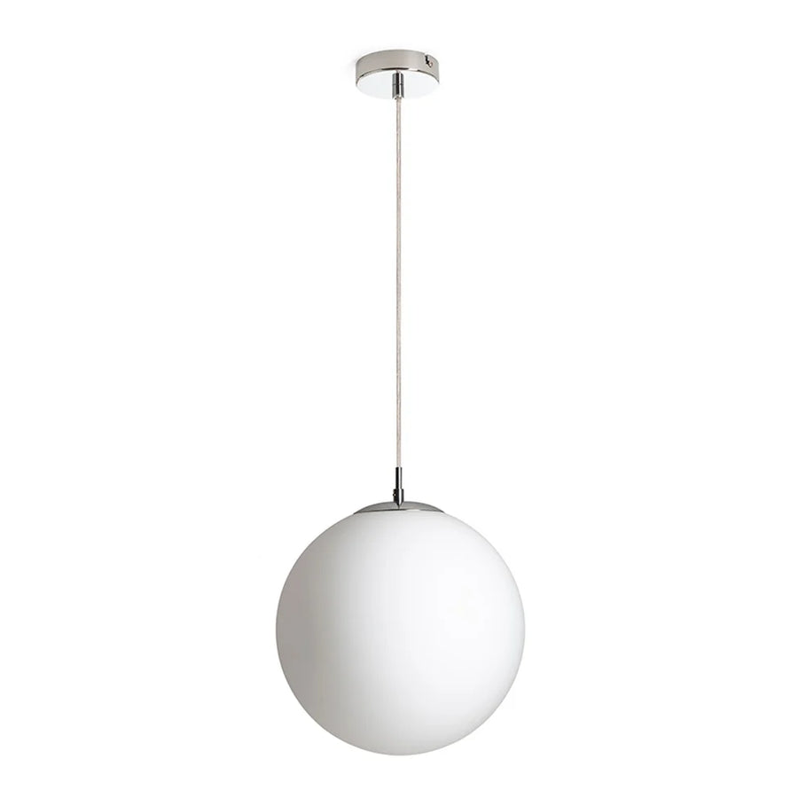 LUNA 30 hanglamp opaalglas/chroom van Rendl Light Studio