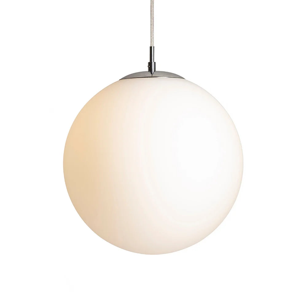 LUNA 30 hanglamp opaalglas/chroom van Rendl Light Studio