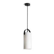 Julietta 31 hanglamp opaalglas/zwart