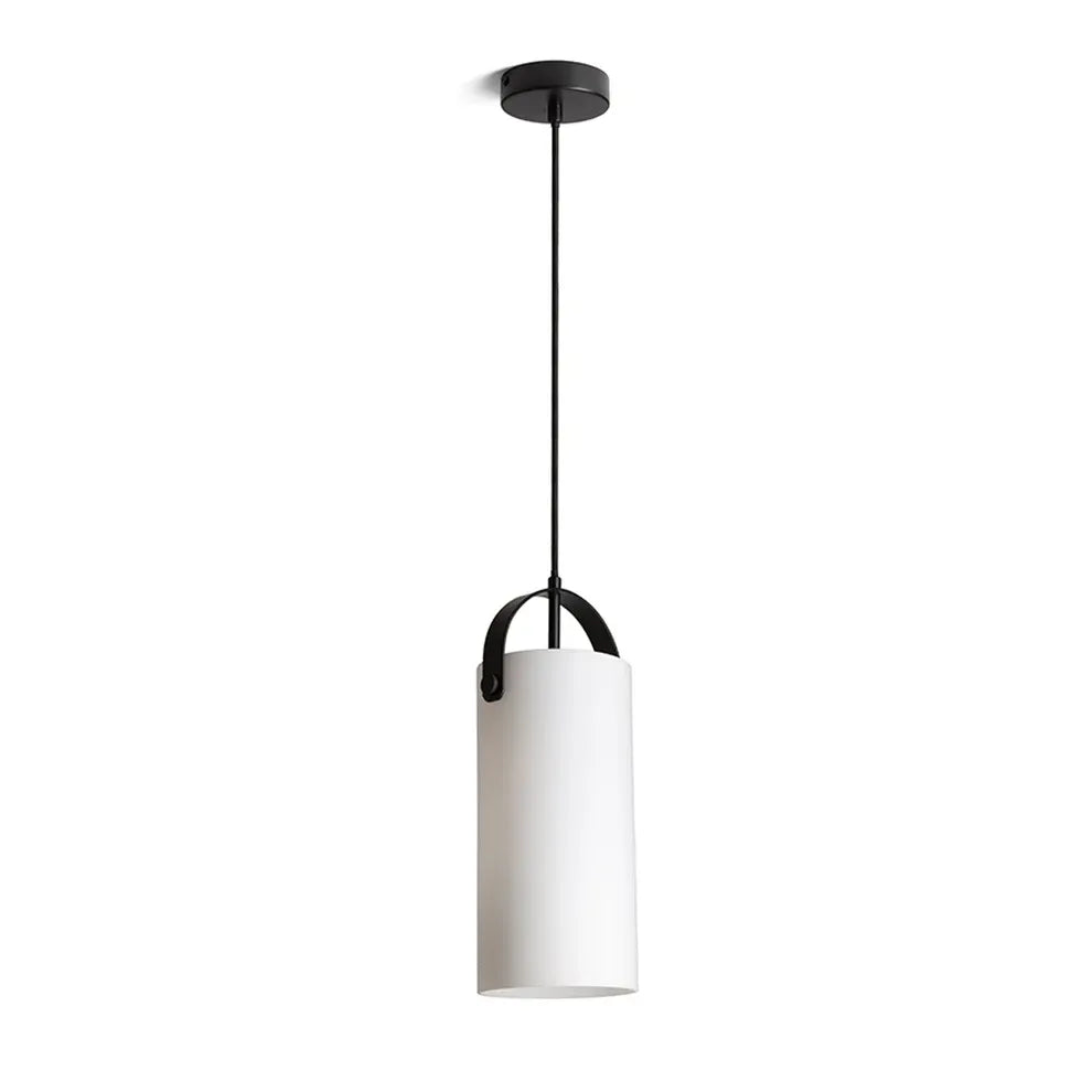 Julietta 31 hanglamp opaalglas/zwart