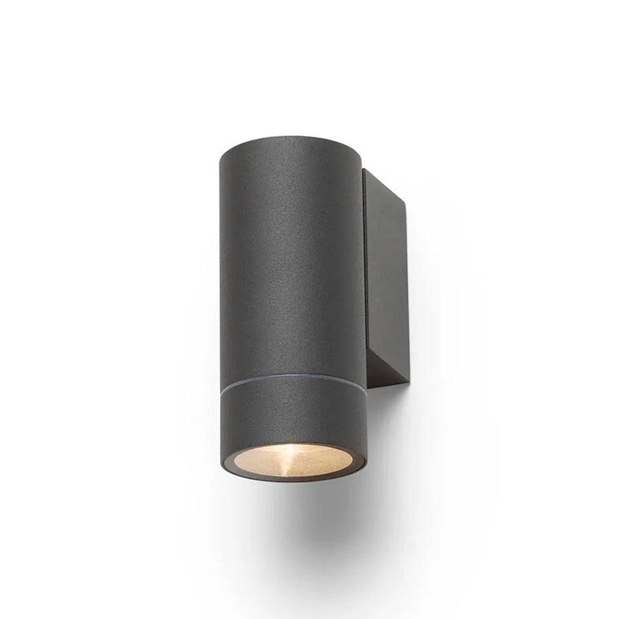 Buitenlamp Mizzi – Moderne Wandlamp Antraciet met Downlight (IP65)