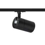 WISH 30 Zwarte 1-fase railspot – krachtig, modern en richtbaar