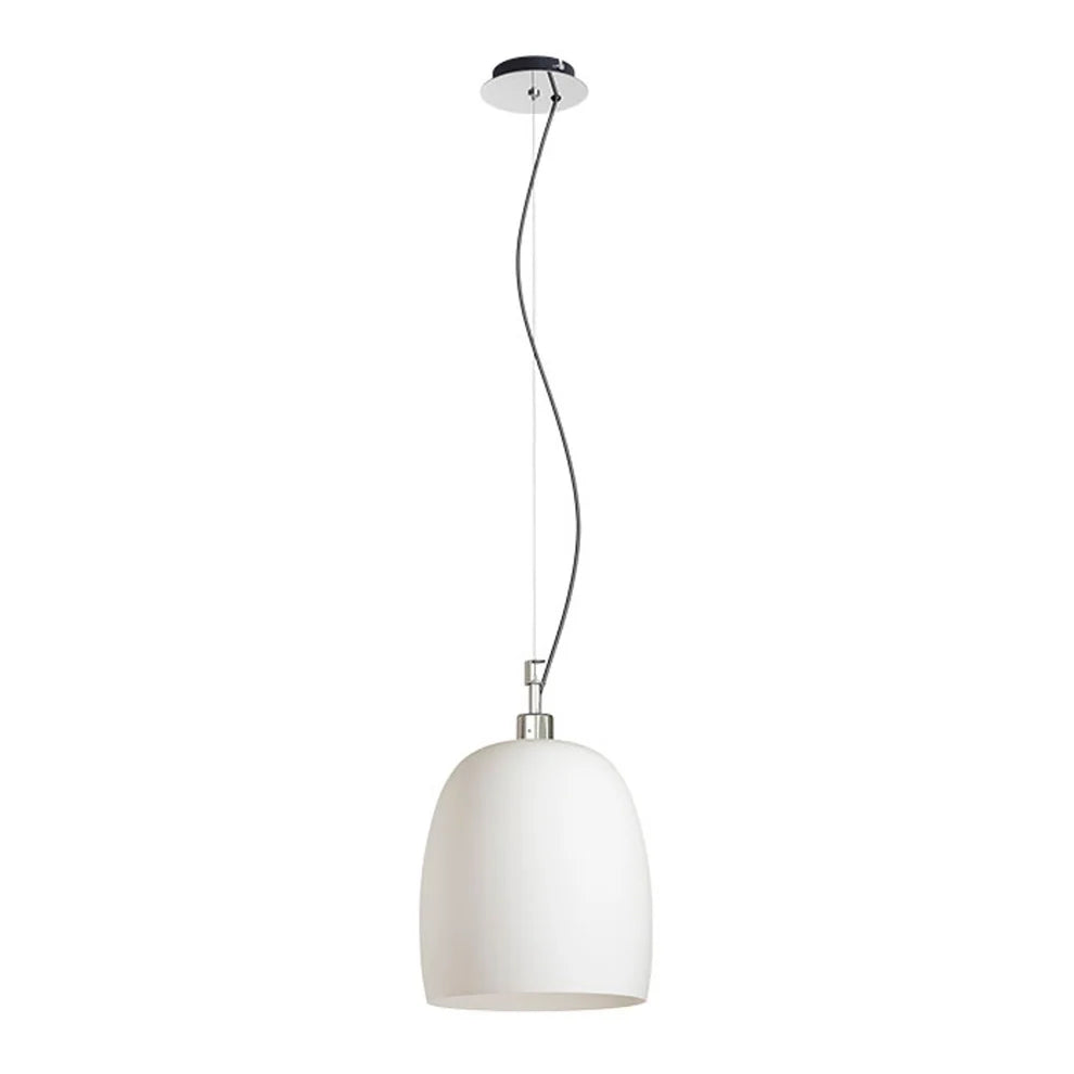 COROA NEW 28 hanglamp opaalglas/chroom van Rendl Light Studio