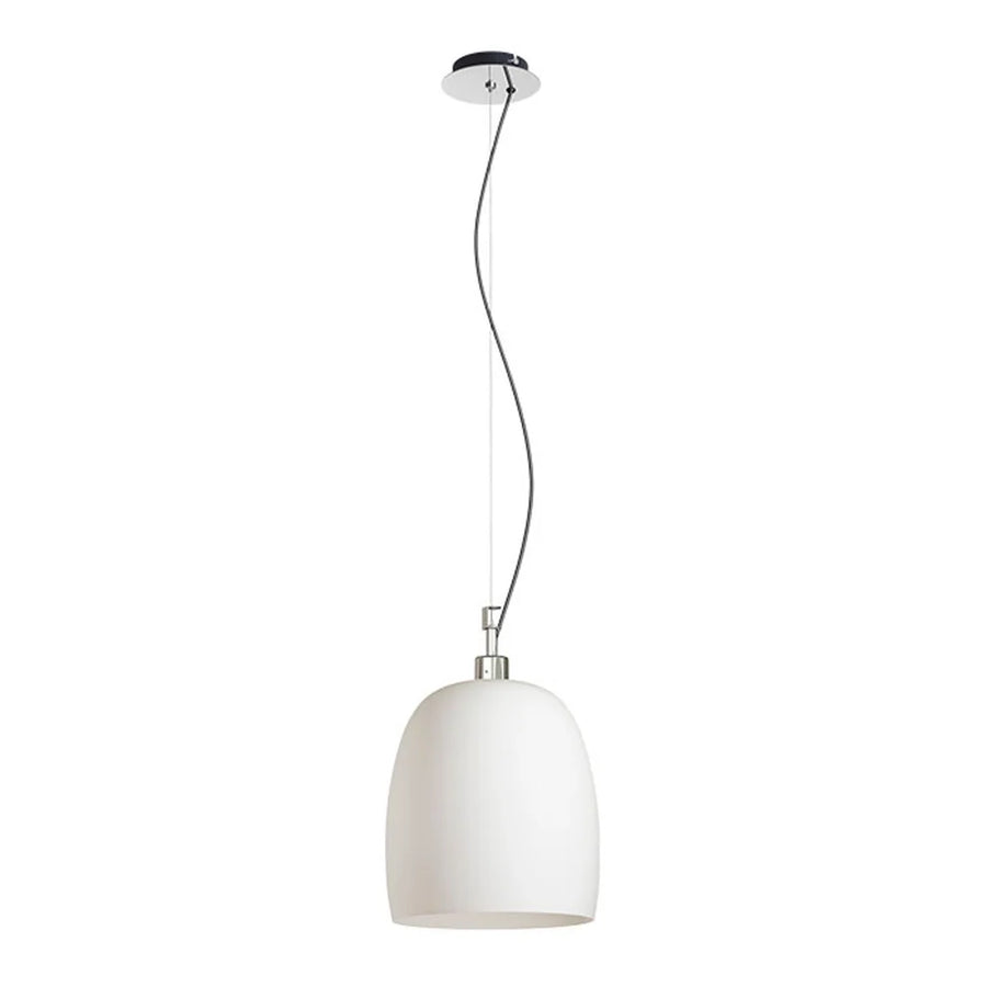 COROA NEW 28 hanglamp opaalglas/chroom van Rendl Light Studio