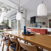 COROA NEW 28 hanglamp opaalglas/chroom van Rendl Light Studio