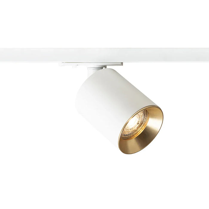 1-Fase Railspot Dario – moderne designspot met warme lichtreflectie