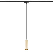 MAVRO 1-fase rail hanglamp goud – slanke moderne pendellamp