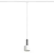 GIULIA 12 1-fase rail hanglamp wit – moderne cilindervormige pendellamp