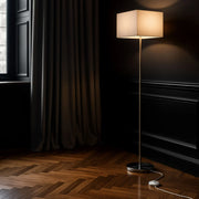 Vloerlamp NYC/TEMPO 30/19 staande lamp Polykatoen wit/chroom van Rendl Light Studio