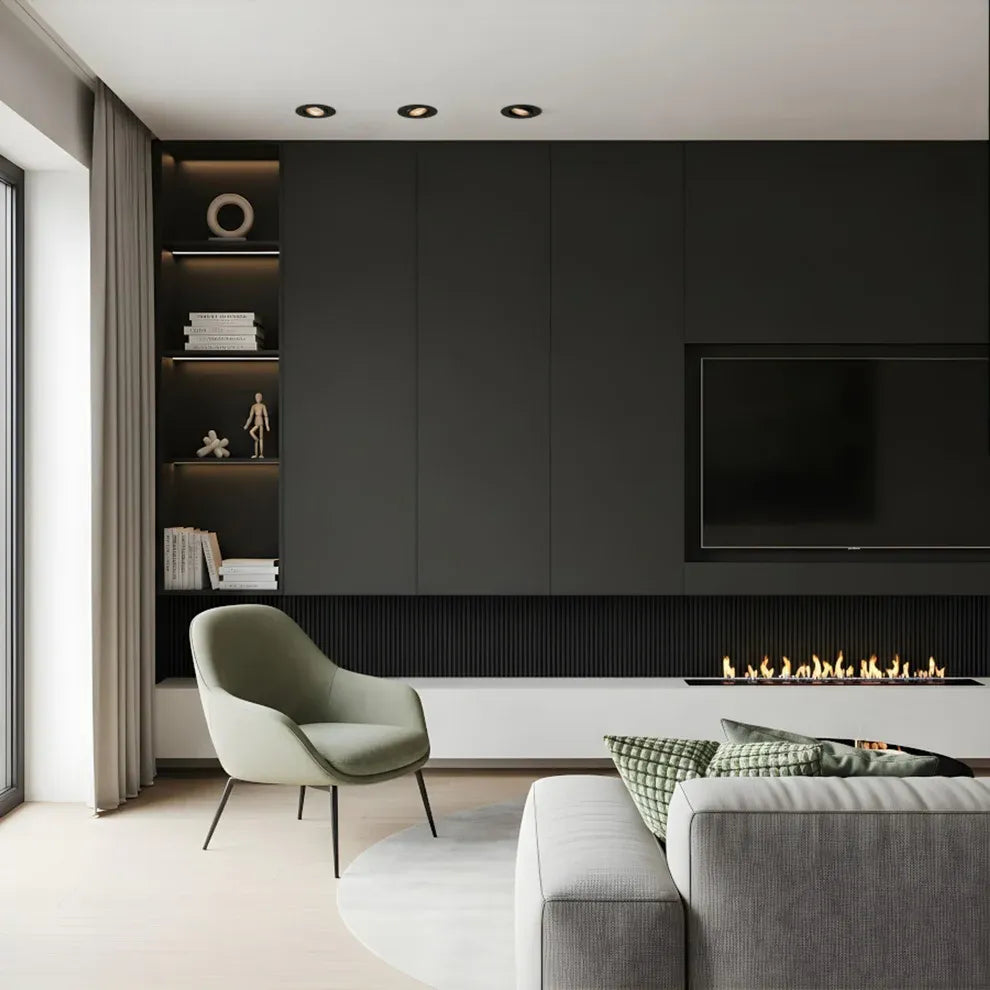 Inbouwspot Pasadena – moderne kantelbare inbouwspot in zwart design