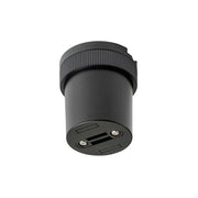 Koppelstuk WAVE Opbouwgreep zwart van Rendl Light Studio