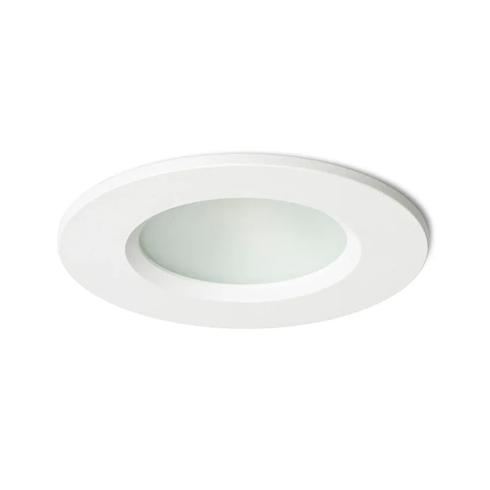Badkamer spot Nono – strakke en waterbestendige inbouwspot in wit (IP65)
