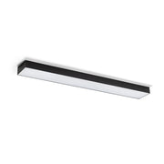 Plafondlamp Larisa – strakke lineaire designlamp in zwart