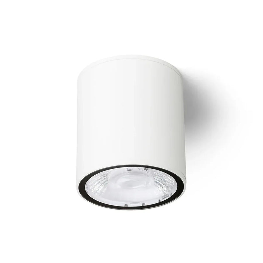 Buitenlamp Kornelia – moderne cilindervormige buitenverlichting in wit (IP65)