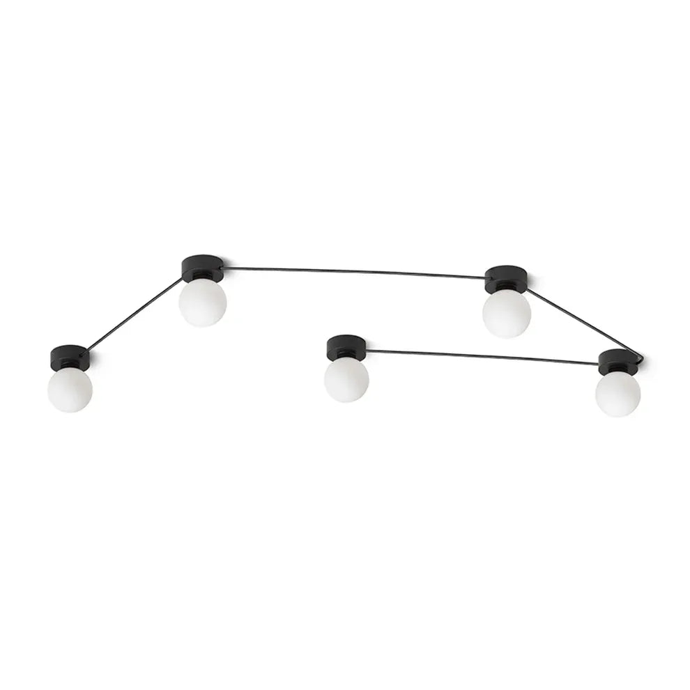 Plafondlamp Vela – moderne designlamp met speelse lijnen