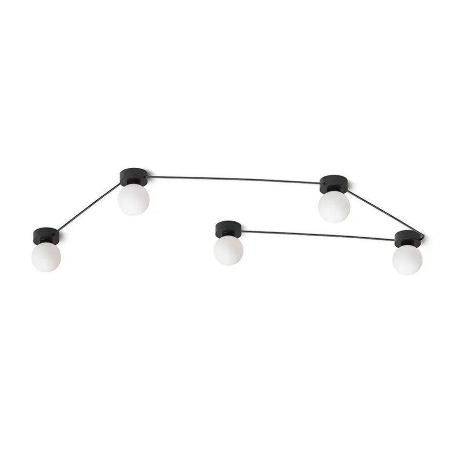 Plafondlamp Vela – moderne designlamp met speelse lijnen