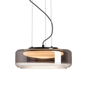 Naomi 35 - Moderne hanglamp met smoke glas