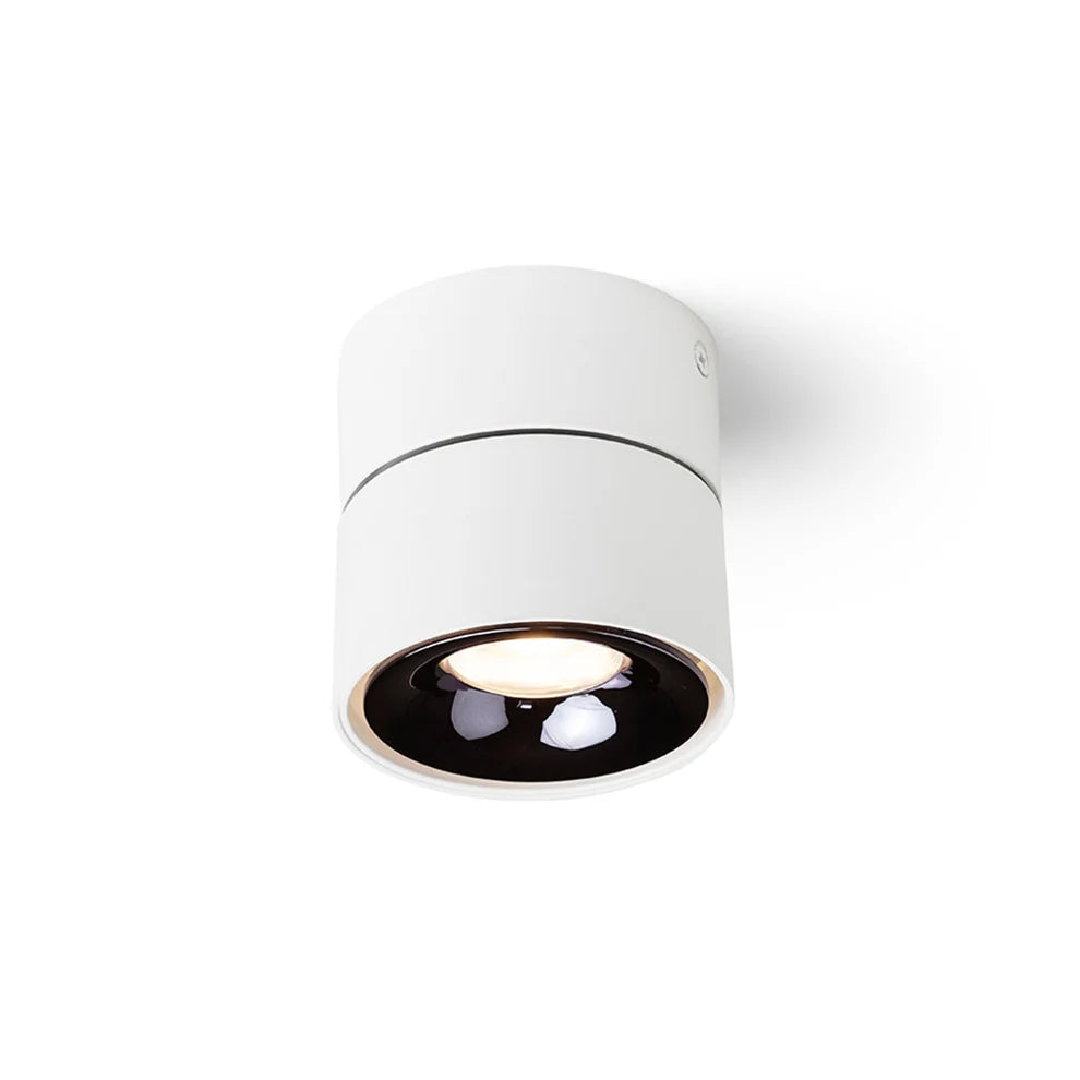 Plafondlamp ALBANO opbouwlamp wit zwart chroom van Rendl Light Studio