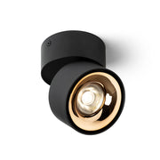 Plafondlamp ALBANO opbouwlamp wit zwart chroom van Rendl Light Studio