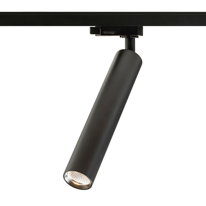 3-Fase Railspot Darrin – Slanke Zwarte Design Spot voor Professionele Verlichting