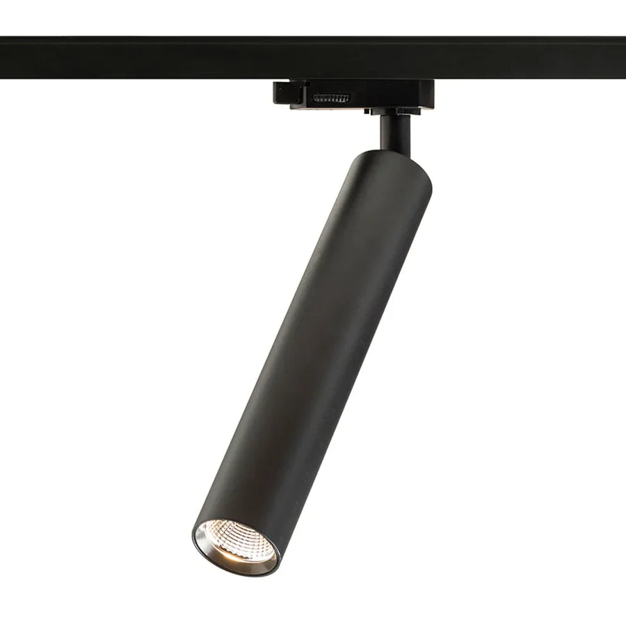 3-Fase Railspot Darrin – Slanke Zwarte Design Spot voor Professionele Verlichting