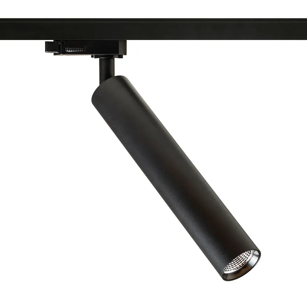 3-Fase Railspot Darrin – Slanke Zwarte Design Spot voor Professionele Verlichting