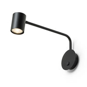 Wandlamp FILIP met arm - Zwart - Wit van Rendl Light Studio
