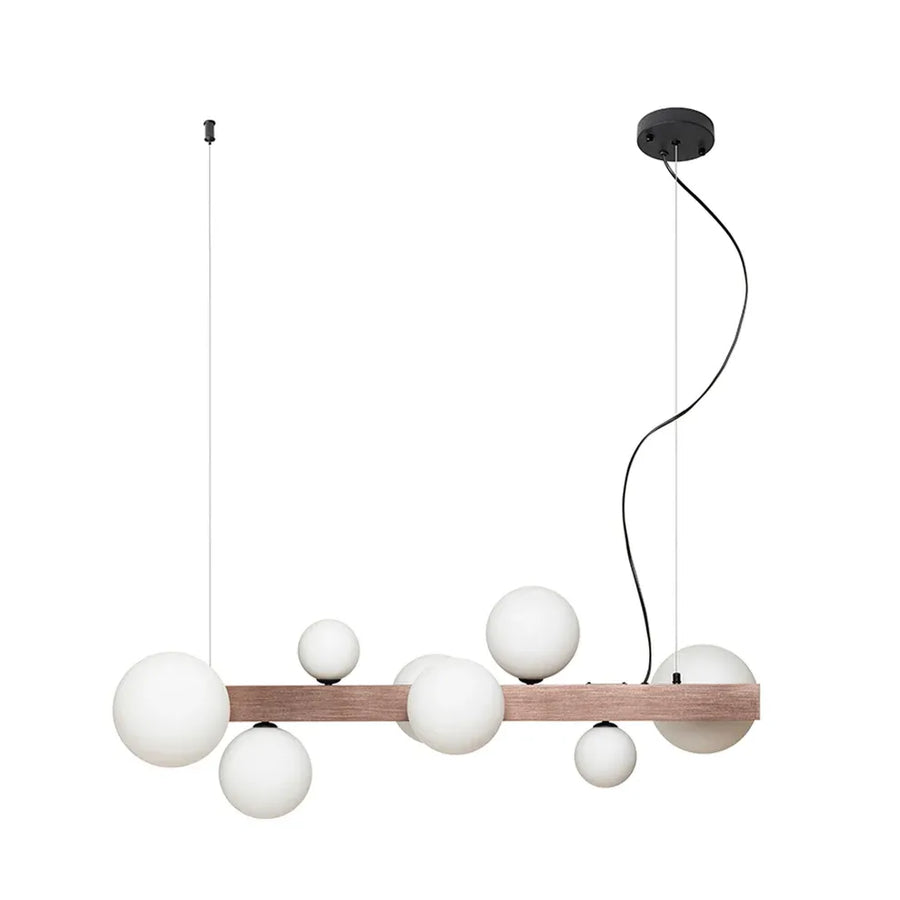 Kassandra - Design hanglamp 8-lichts - Brons van Rendl Light Studio