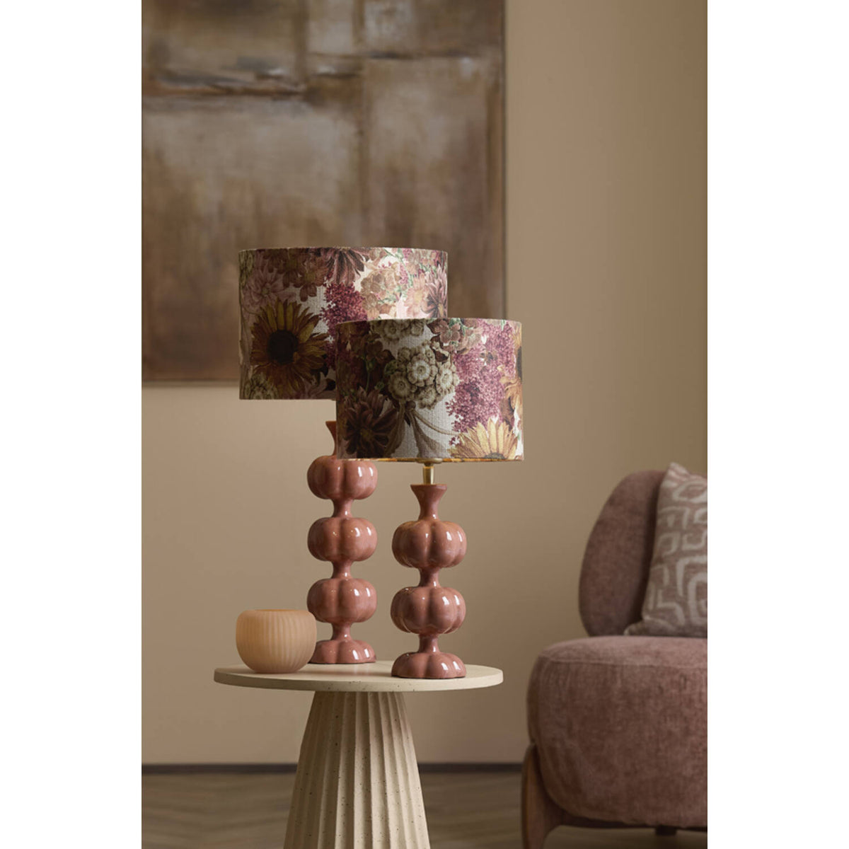 Lampenkap Rosewood - Cilinder - Light & Living